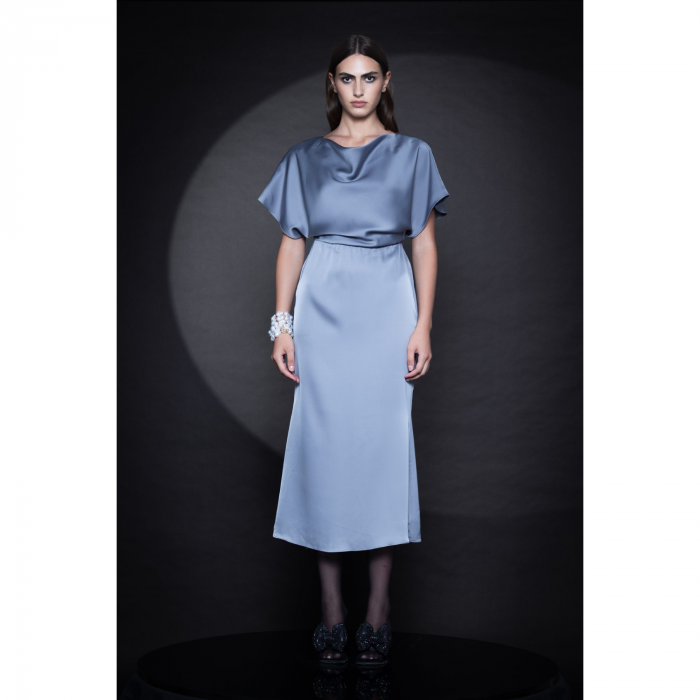 FOREVER YOUNG CECILIA SATIN DRESS