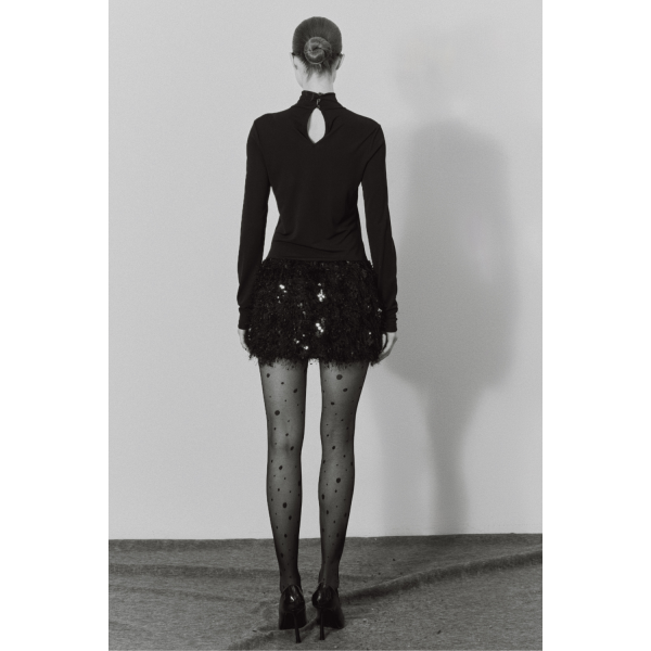 LUMINA HALF SEQUINED DRESS