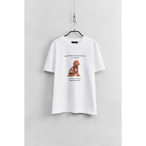 Poodle T-Shirt – White