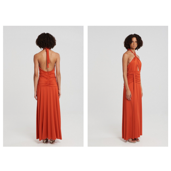 BE YOU Maxi Coral Dress