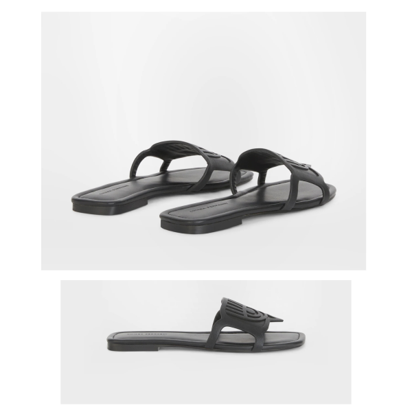 CHIARA FERRAGNI EYELIKE ΜΑΥΡΑ ΣΑΝΔΑΛΙΑ