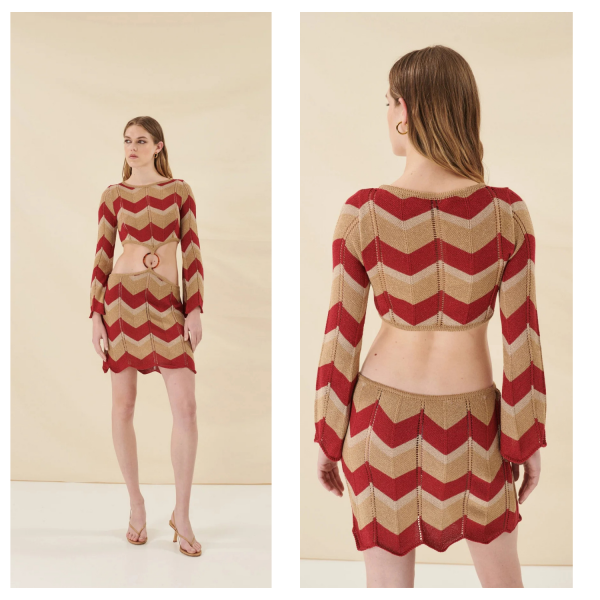 COMBOS KNITWEAR LUREX DRESS