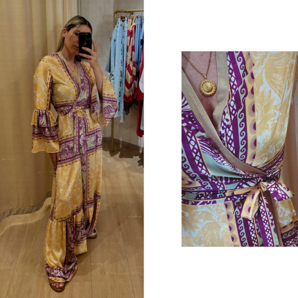 MYA COLLECTION KIMONO DRESS