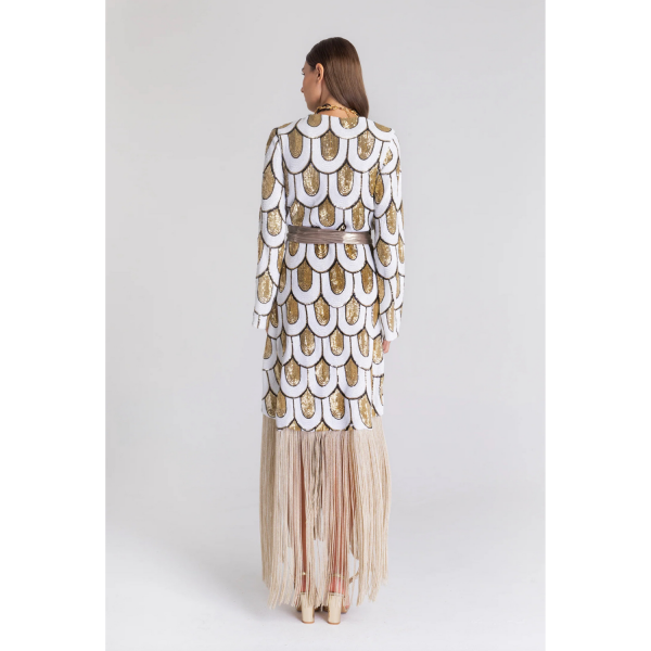 MYA COLLECTION AMARA KIMONO DRESS