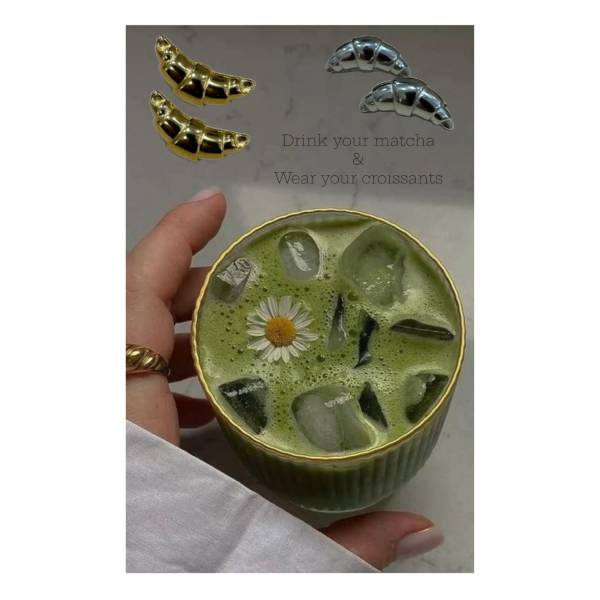 CROISSANT EARRINGS GOLD