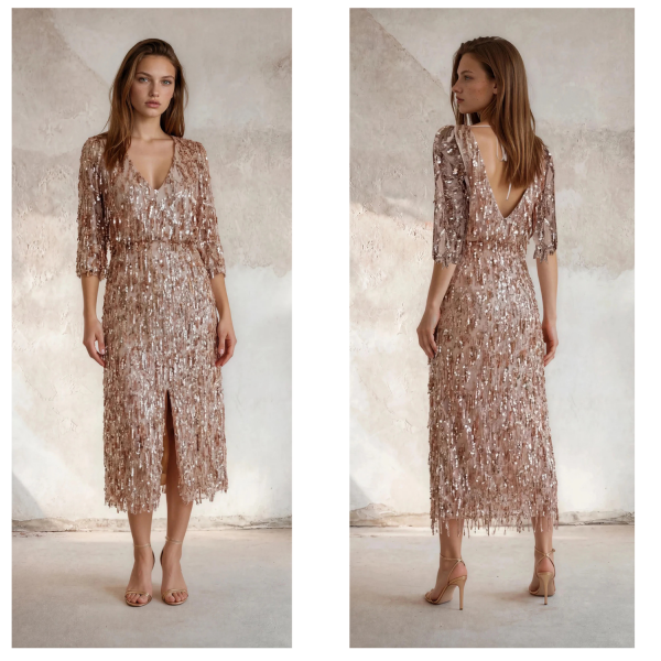 MYA COLLECTION DORE DRESS