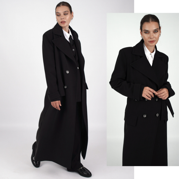 Pallas Amelie Black Coat