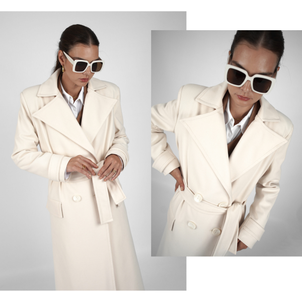 Pallas Amelie White Coat