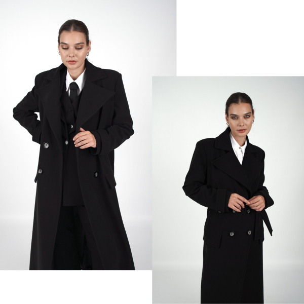 Pallas Amelie Black Coat
