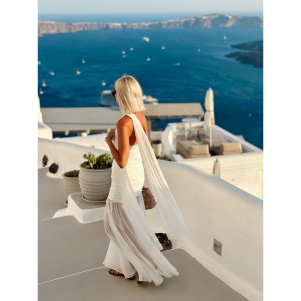 BE YOU LILIUM STREΤCHED MAXI DRESS