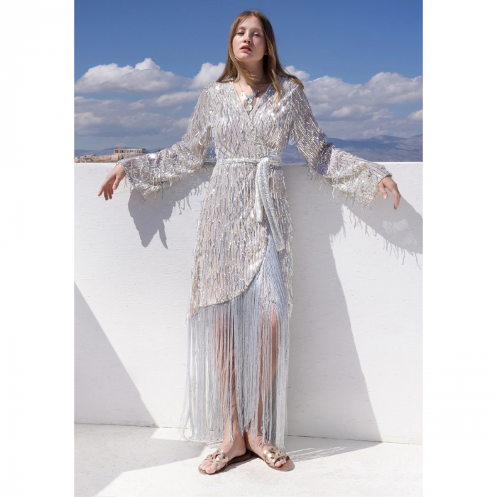 MYA COLLECTION FEDHA KIMONO DRESS