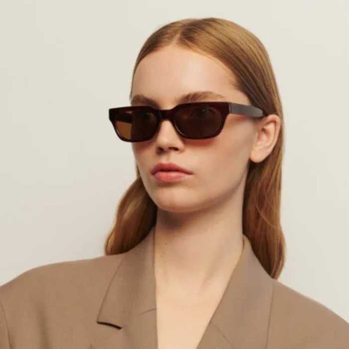 BROR Demi Light Brown Transparent Sunglasses