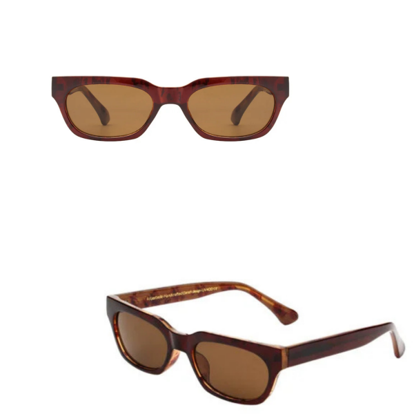 BROR Demi Light Brown Transparent Sunglasses