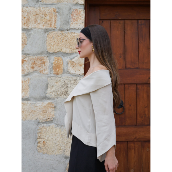 PALLAS Eternelle (Off shoulder Blouse – White)