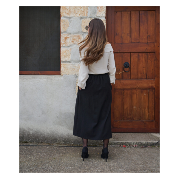 PALLAS Eternelle (Off shoulder Blouse – White)