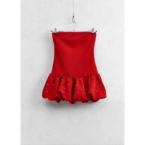 LUMINA ULTRA MINI red PARTY DRESS