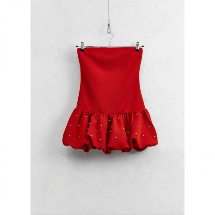 LUMINA ULTRA MINI red PARTY DRESS