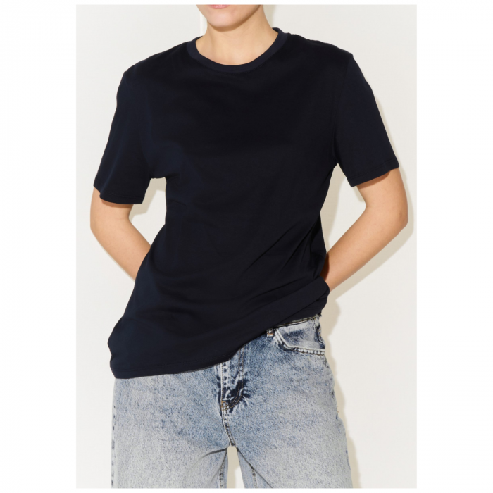 LUMINA  black cotton t-shirt 