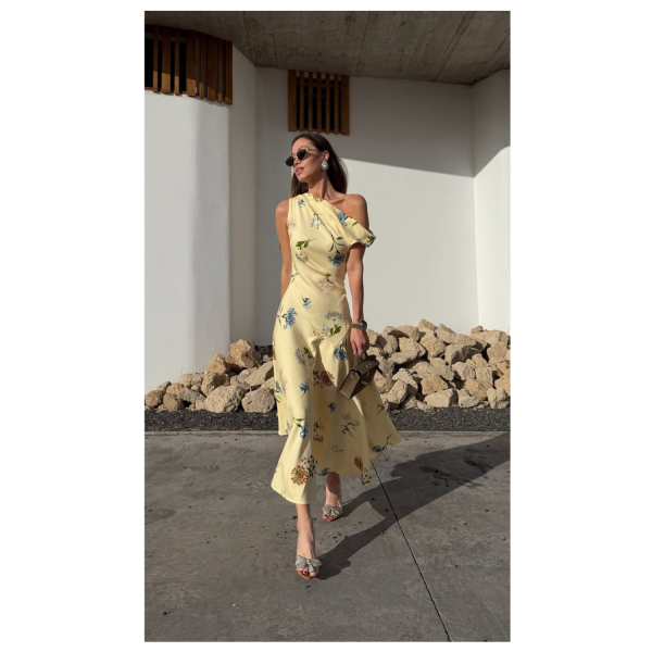 LUMINA yellow Cathy dress