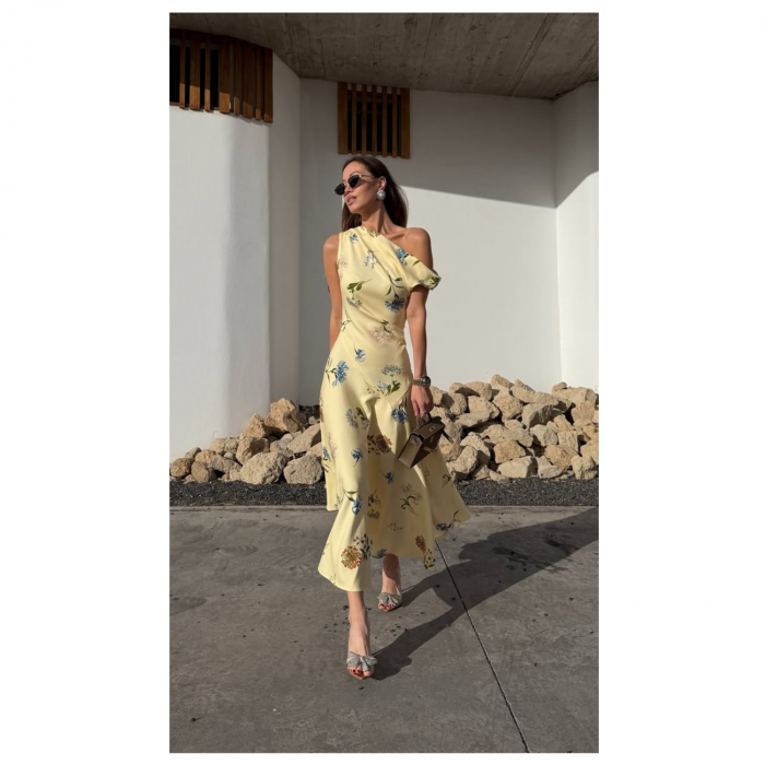 LUMINA yellow Cathy dress