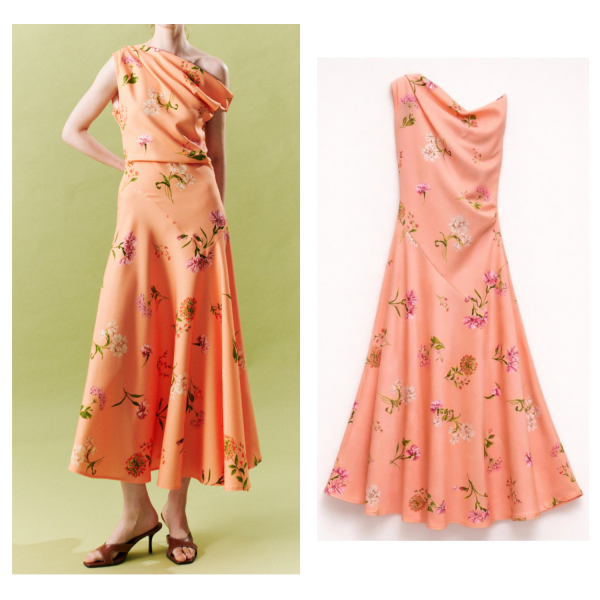 LUMINA peach Cathy dress
