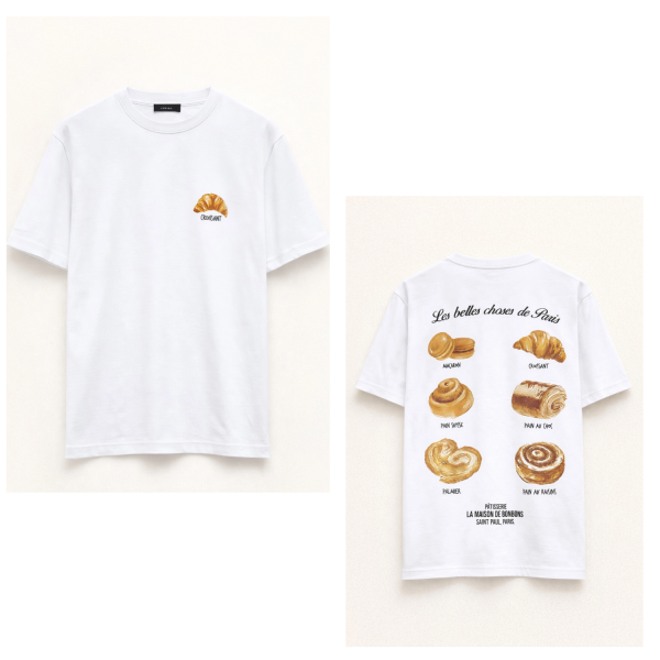 LUMINA  croissant t-shirt 
