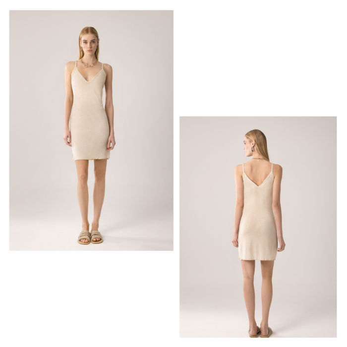 MYA COLLECTION GOLD UNDERDRESS