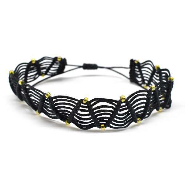 Black & Yellow Anklet