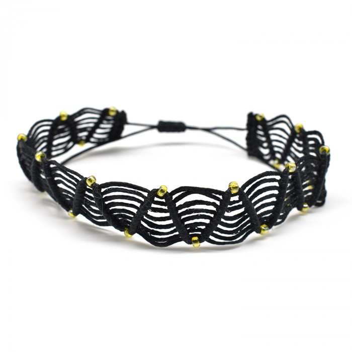 Black & Yellow Anklet